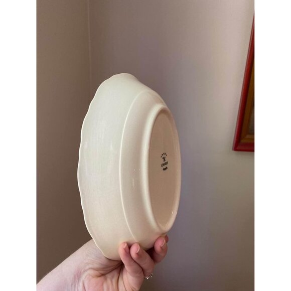 Cornet Oval Cream Bowl Scallop Edge  Homer Laughlin - Picture 5 of 6